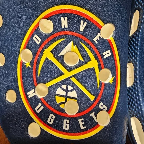 REAL NBA Denver Nugget Crocs.  M9 W11 REAL NBA Denver Nugget Crocs.M9 W11 main image 3